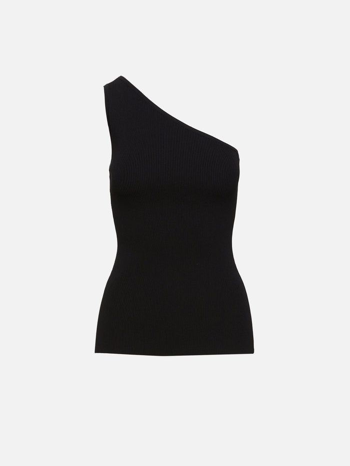 One Shoulder Ribbed Top - view 26