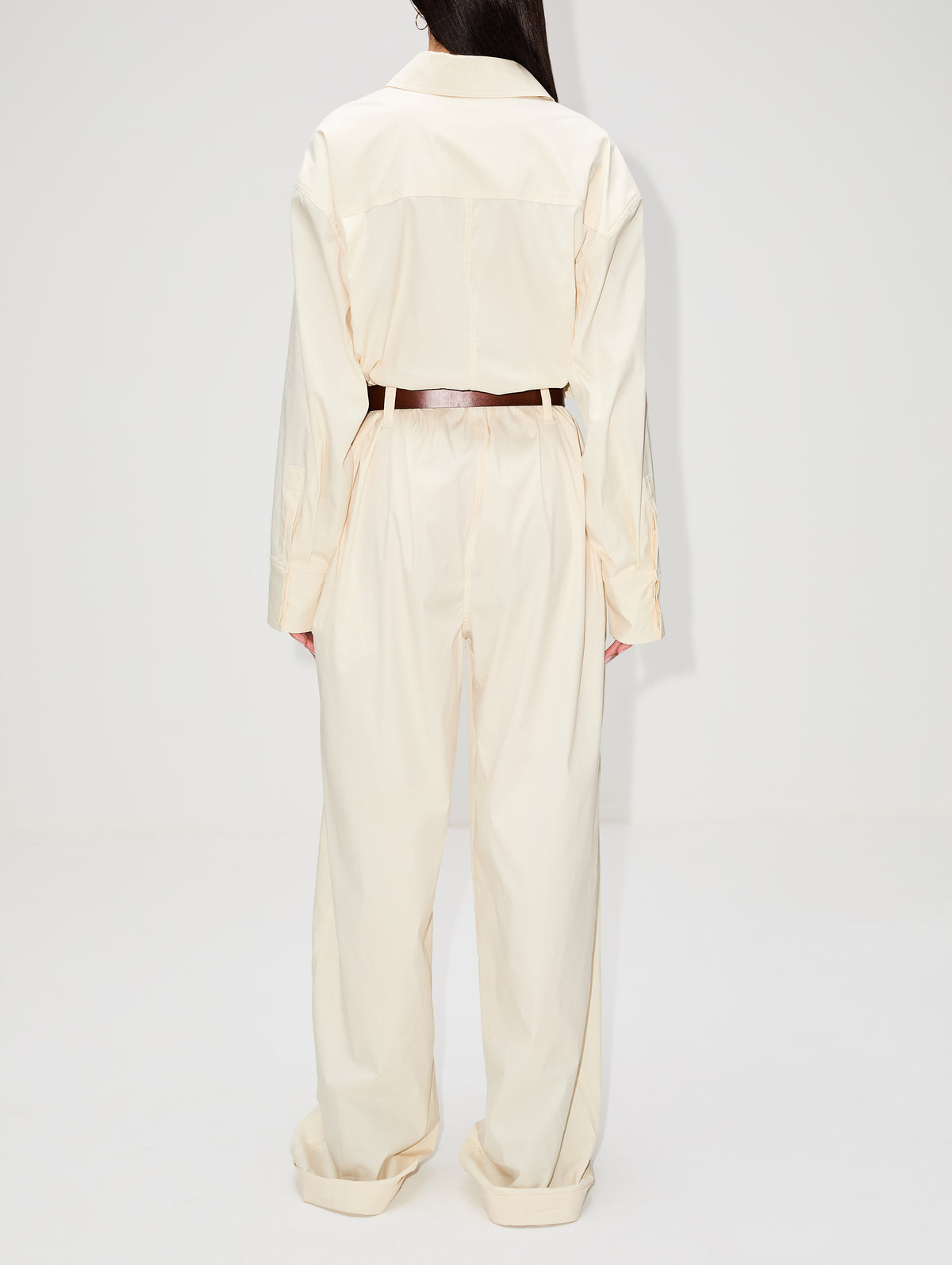 view 4 - Long Sleeve Belted Jumpsuit