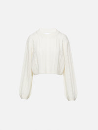 view 4 - Emmanuel Cable Crewneck Sweater