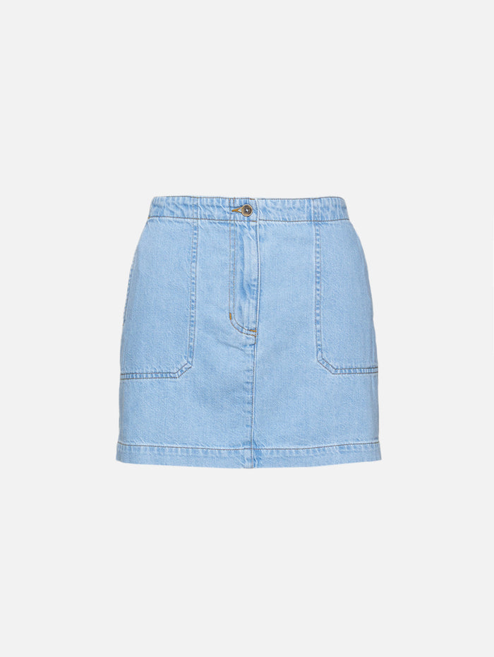 Skylar Skirt,XÍRENA,LIGHT BLUE,Image 1