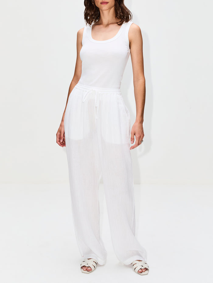 Hillie Tank,FLORE FLORE,WHITE,Image 1