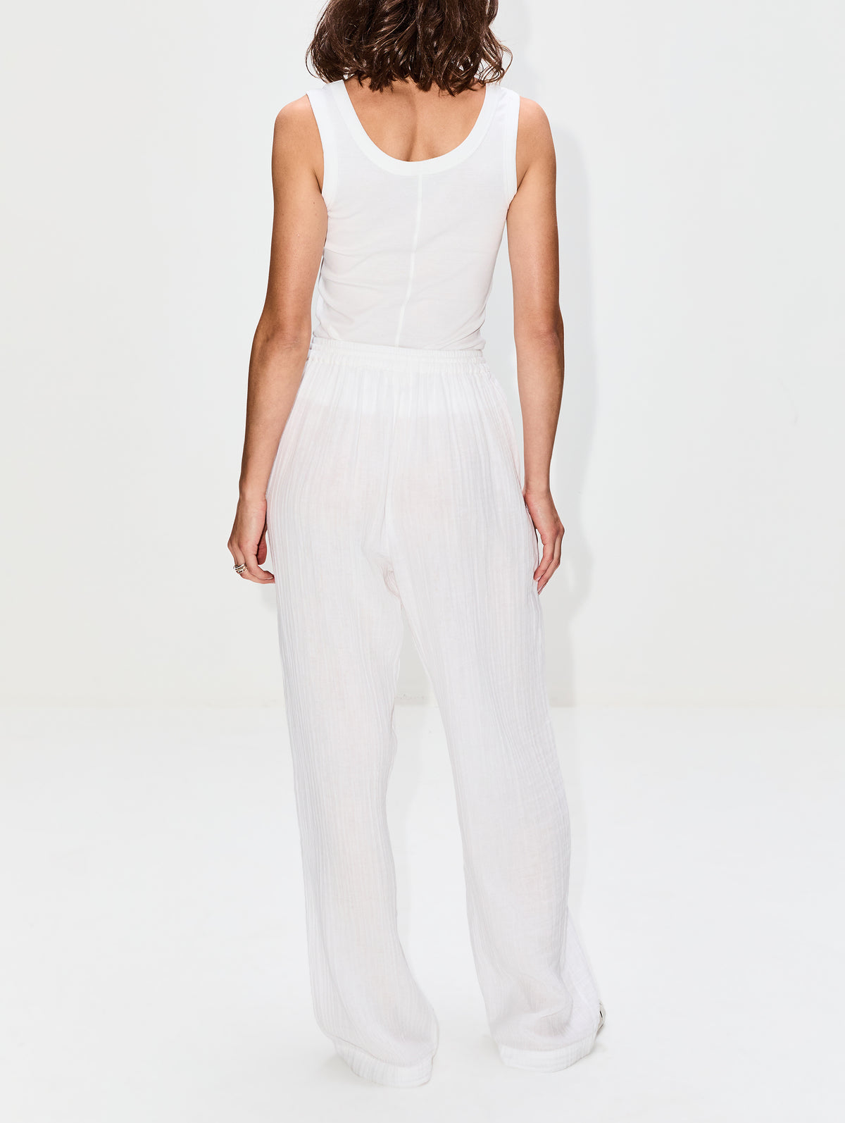 Hillie Tank,FLORE FLORE,WHITE,Image 3