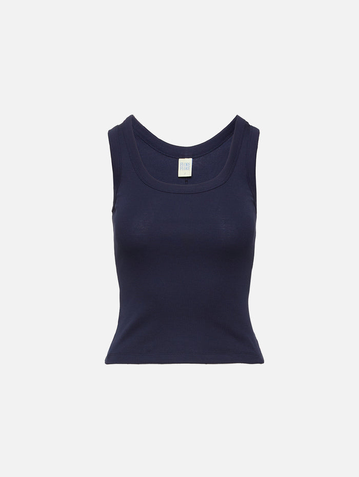 Hillie Tank,FLORE FLORE,NAVY,Image 1