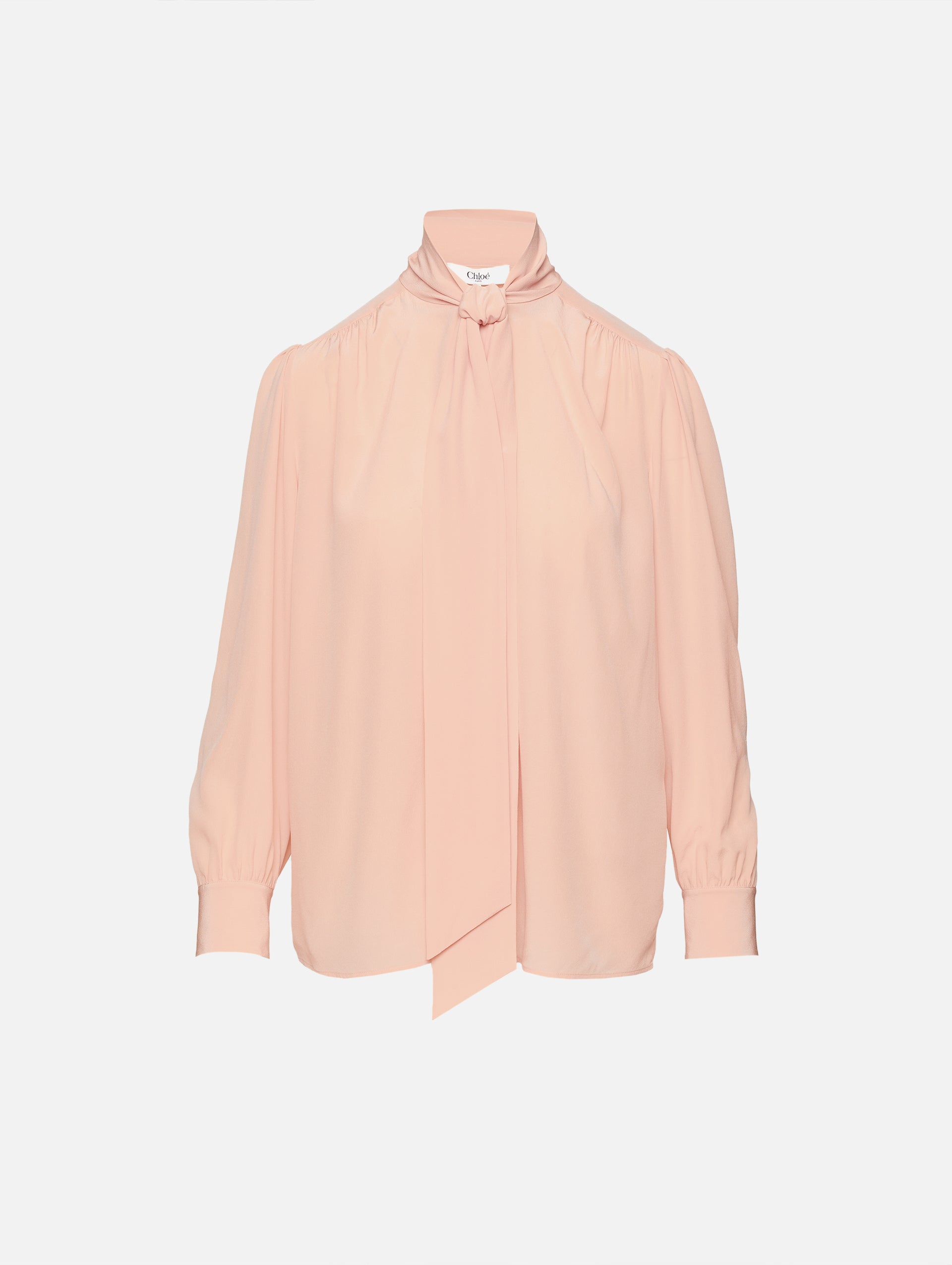 Chloé Juicy Bubblegum Pink Denim discount Tunic Blouse