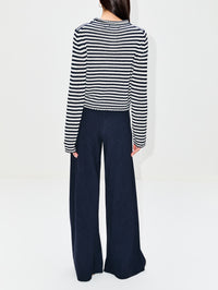 view 3 - Fine Stripe Marina Sweater