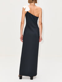 view 4 - Ribbon Scuba Maxi Dress