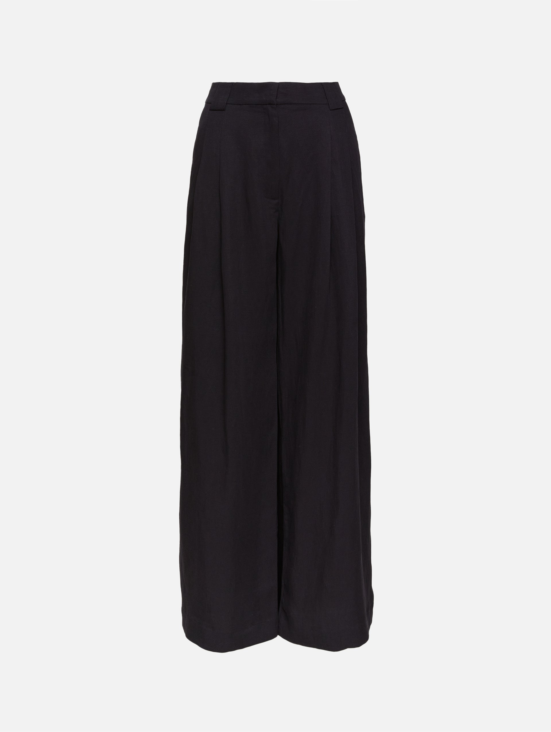 Wide Leg Pleat Pant | ST AGNI | elysewalker