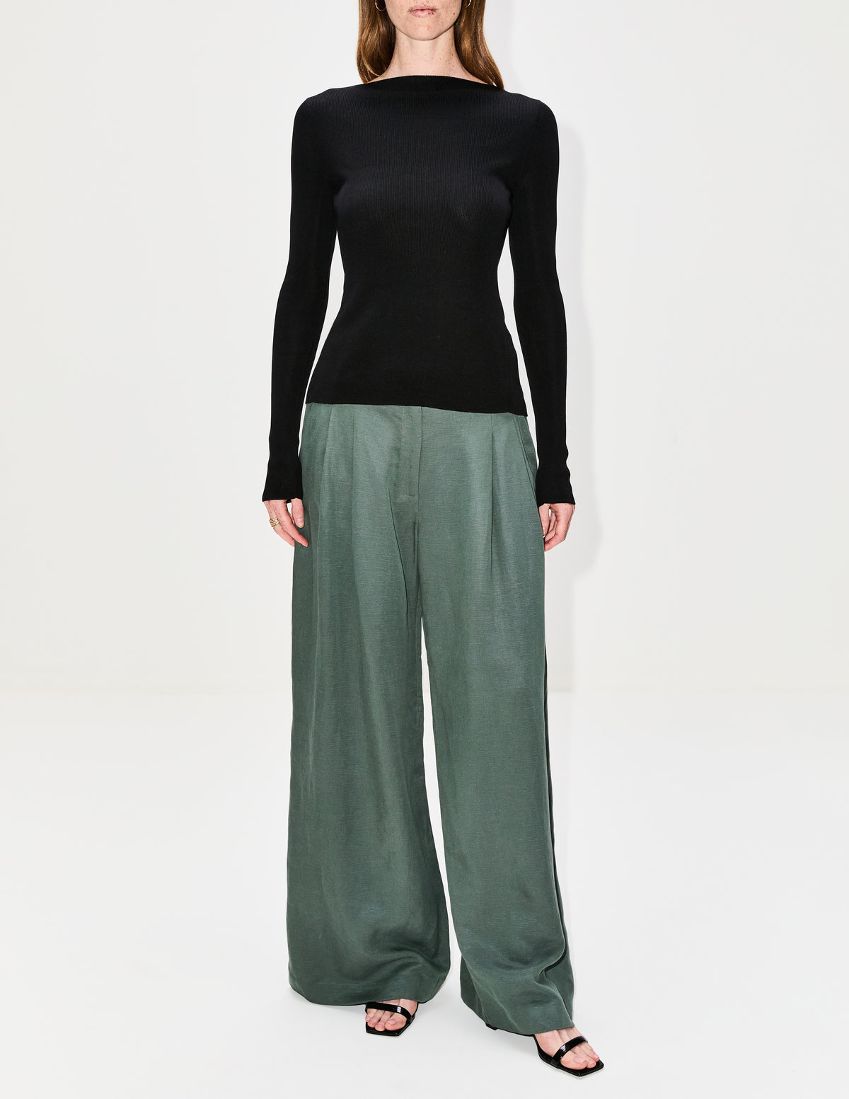 view 6 - Wide Leg Pleat Pant