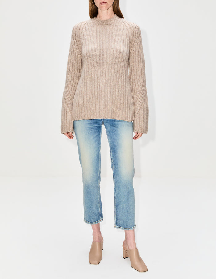 Calvin Sweater,KHAITE,SEPIA,Image 1