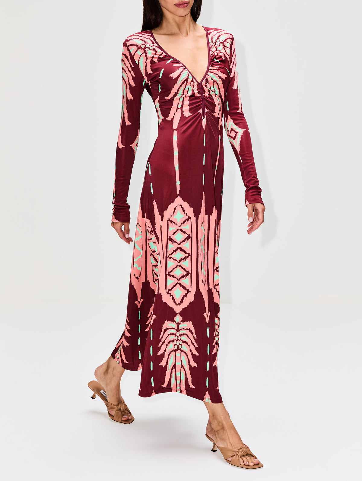 view 3 - Alma Bordada Ankle Dress