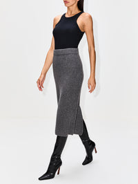 view 3 - Ribbed Pencil Skirt