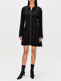 Roanne Dress,ULLA JOHNSON,NOIR,Image 6