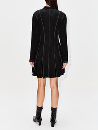 Roanne Dress,ULLA JOHNSON,NOIR,Image 8