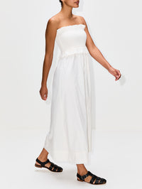 Colby Strapless Dress,POSSE,CREAM,Image 3