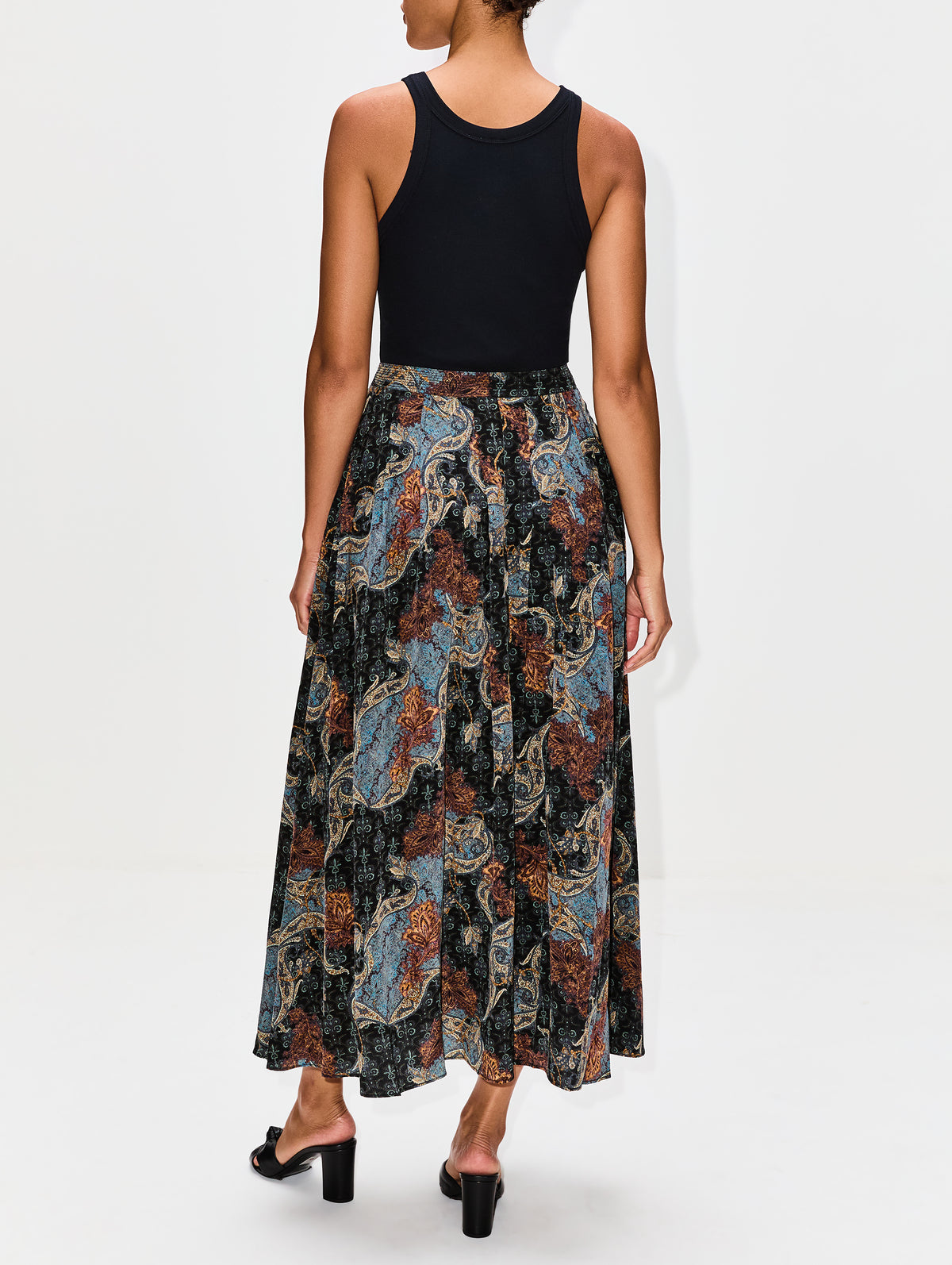 Vanna Skirt,ULLA JOHNSON,AZURE,Image 4