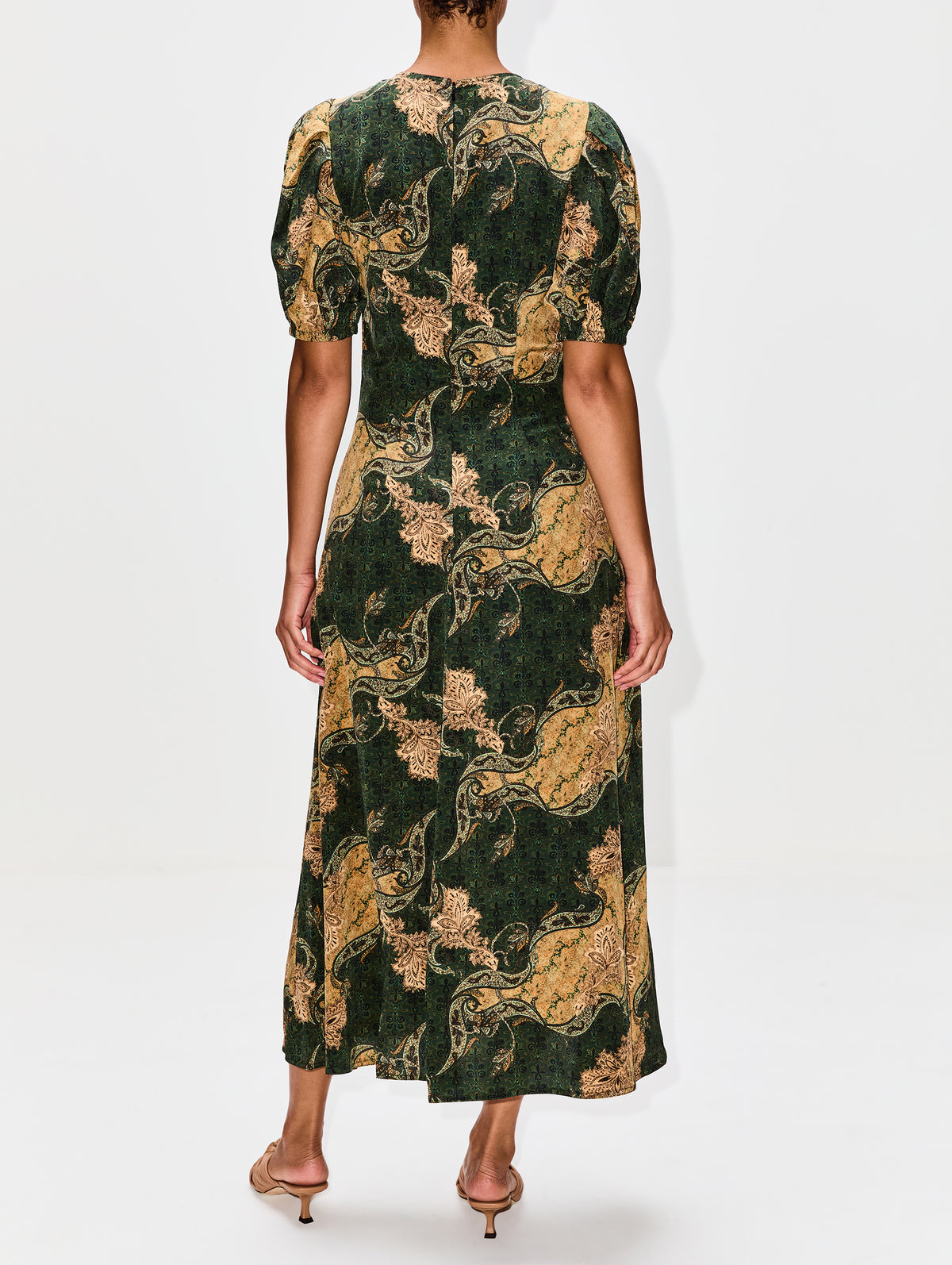 Calais Dress,ULLA JOHNSON,ALPINE,Image 4