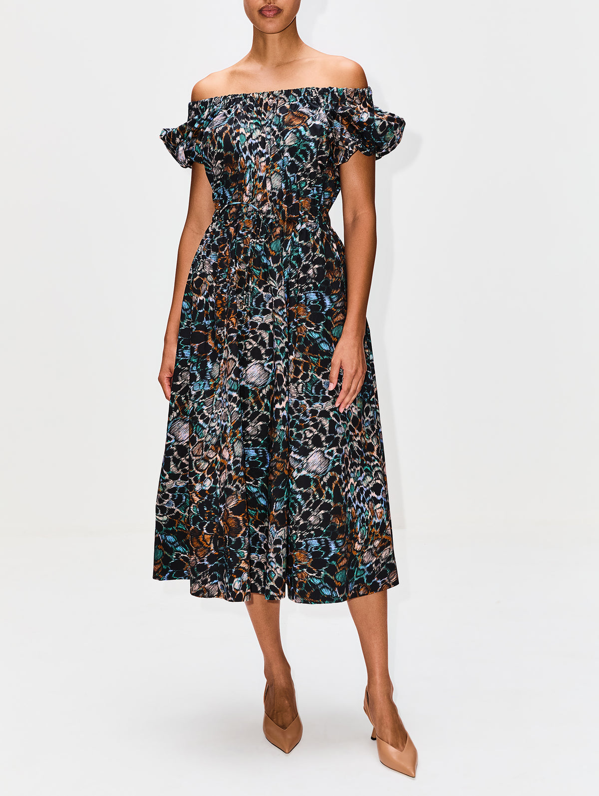 Gabi Dress,ULLA JOHNSON,STARLING,Image 2