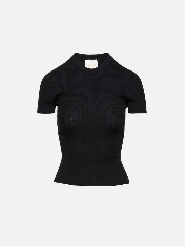 Tease Sweater,TWP,BLACK,Image 1