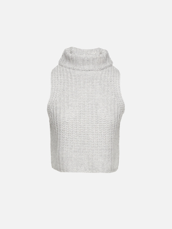 Saige Sleeveless Turtleneck Top