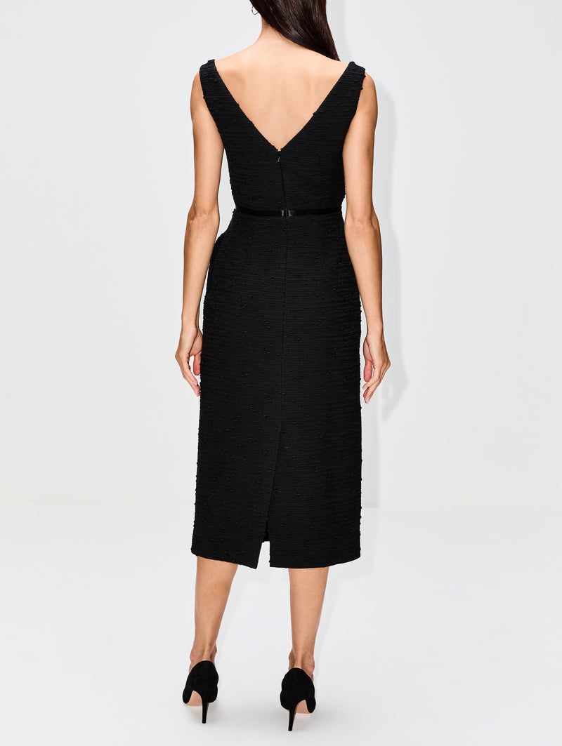 Sleeveless Midi Pencil Dress