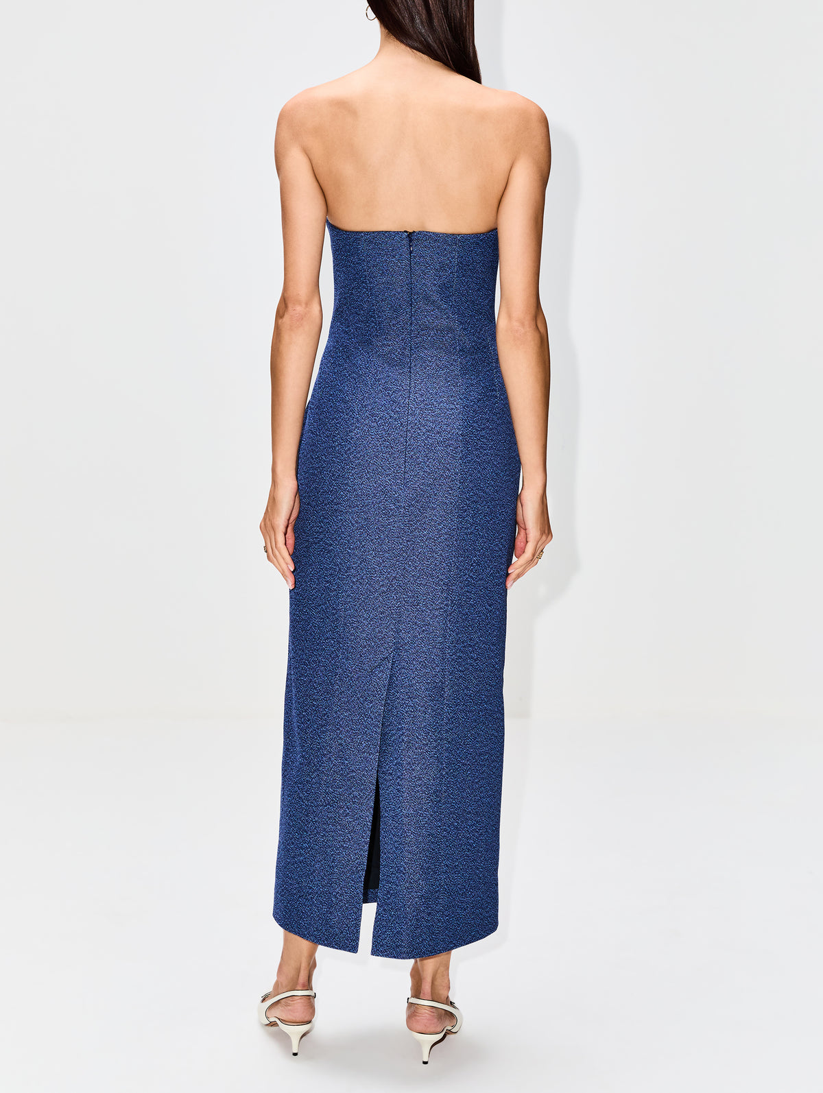 Alba Midi Dress,TOVE,BLUE,Image 4