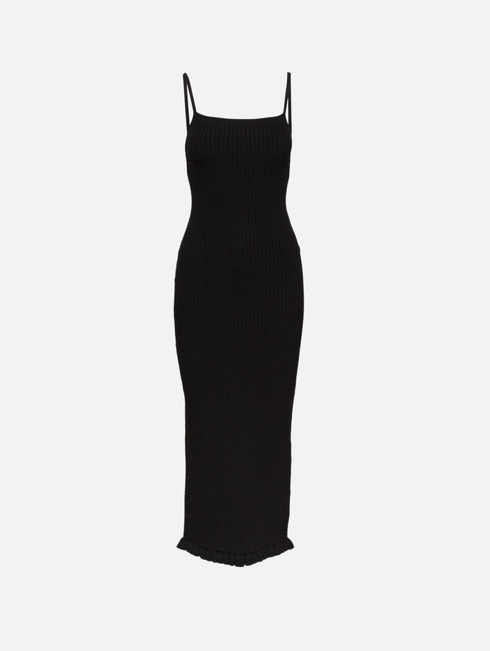 Iris Dress,POSSE,BLACK,Image 1