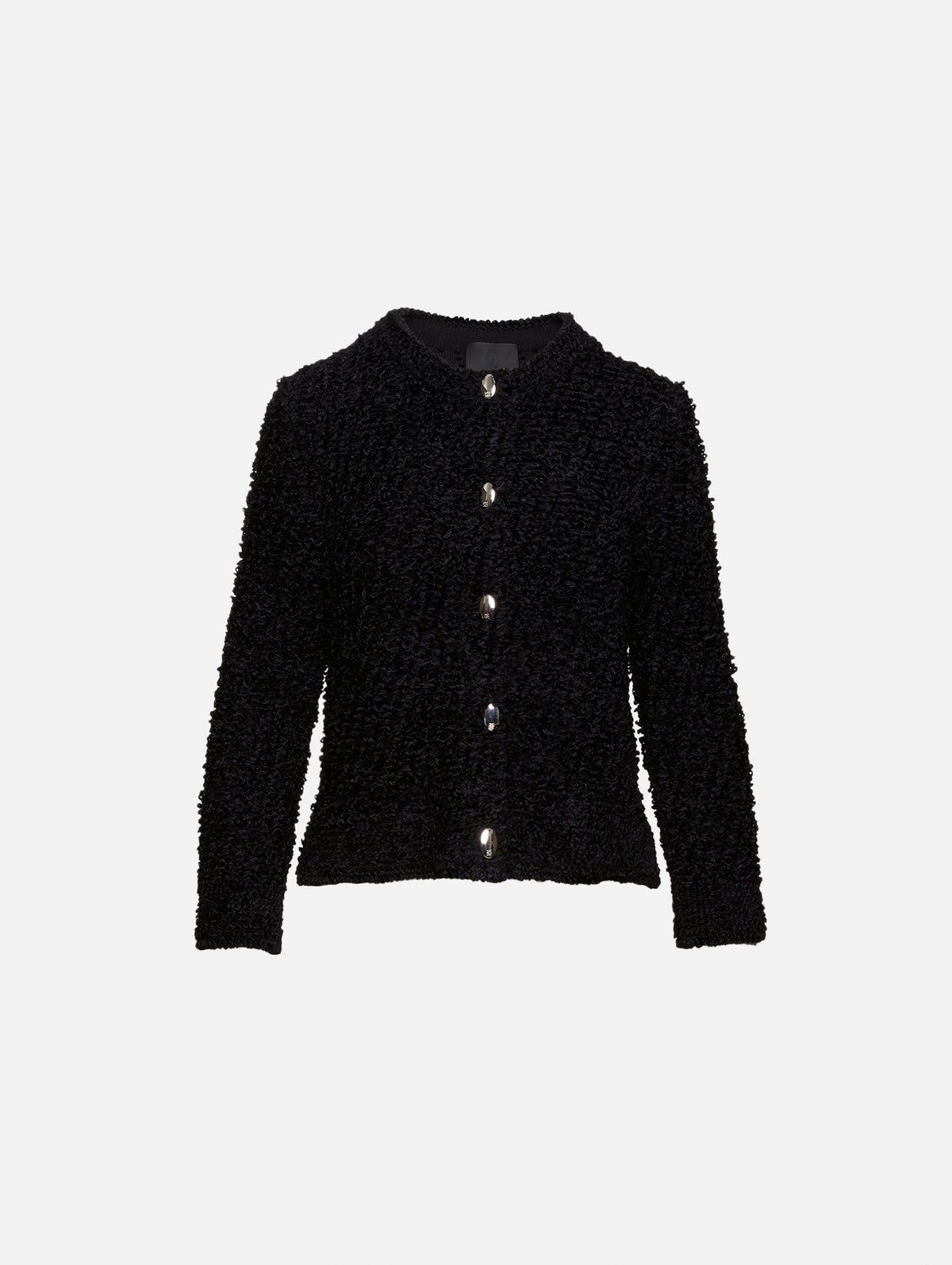 Crewneck Cardigan,GIVENCHY,BLACK,Image 1