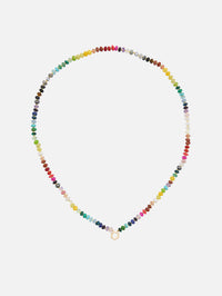 view 1 - 32" Rainbow Bead Foundation Necklace