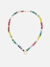 view 1 - 18" Rainbow Bead Foundation Necklace