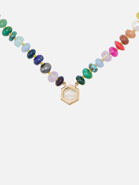 view 2 - 18" Rainbow Bead Foundation Necklace