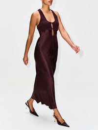 Monument Cami Dress,CHRISTOPHER ESBER,MAHOGANY,Image 3