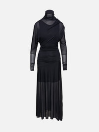 Paula Dress in Sheer Crepe Jersey Black | Proenza Schouler Official Site Paula Dress in Sheer Crepe Jersey Black | Proenza Schouler Official Site