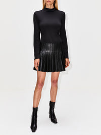 Woven Dress,CLAUDIE PIERLOT,BLACK,Image 2