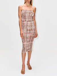 Checked Statement Top,DOROTHEE SCHUMACHER,BROWN,Image 2