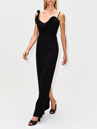 Midi Dress,MAGDA BUTRYM,BLACK,Image 3