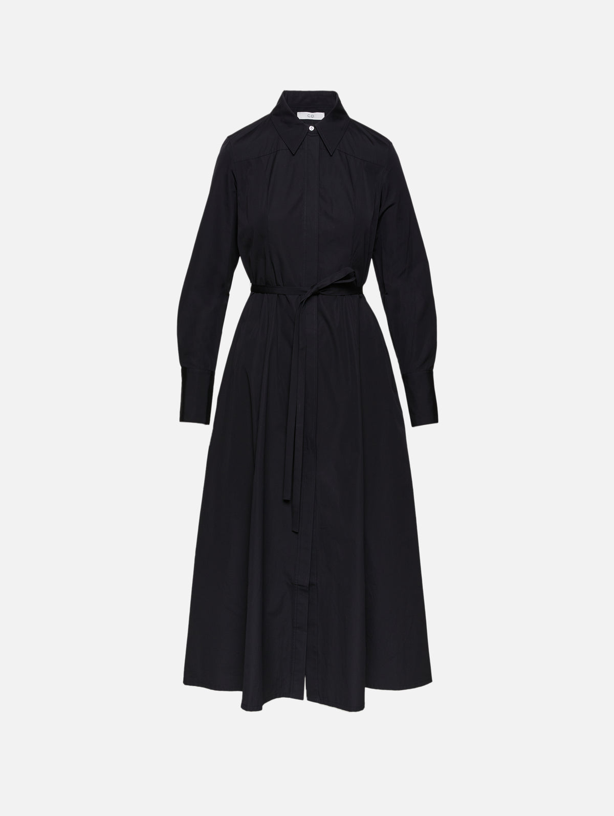 Belted Shirt Dress | CO | elysewalker Black / XS Belted Shirt Dress | CO | elysewalker Black / XS