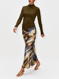 Juncal Alice Skirt,MARIA CHER,MARBLE OCHRE,Image 3