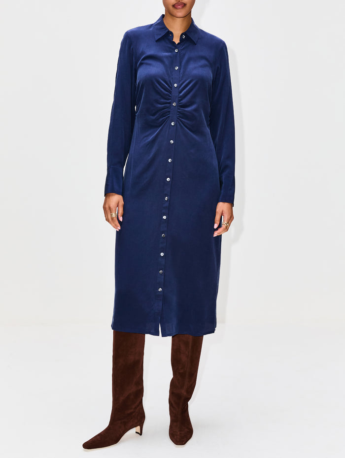 Banks Dress,XÍRENA,NAVY,Image 1