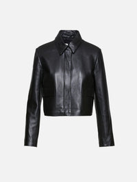 Bleeker Jacket,NOUR HAMMOUR,BLACK,Image 1