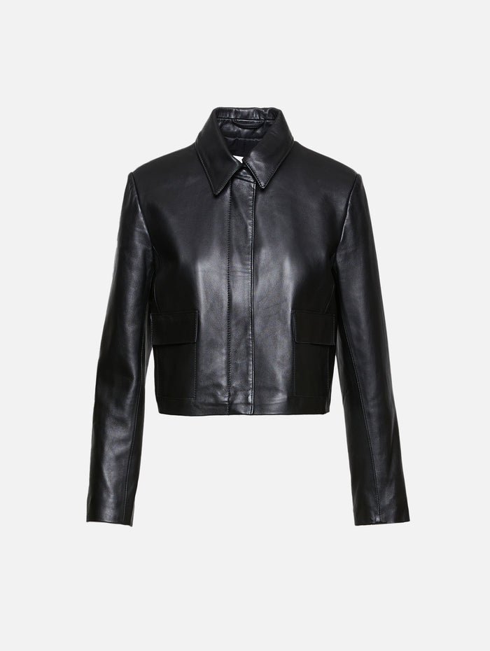 Bleeker Jacket,NOUR HAMMOUR,BLACK,Image 1