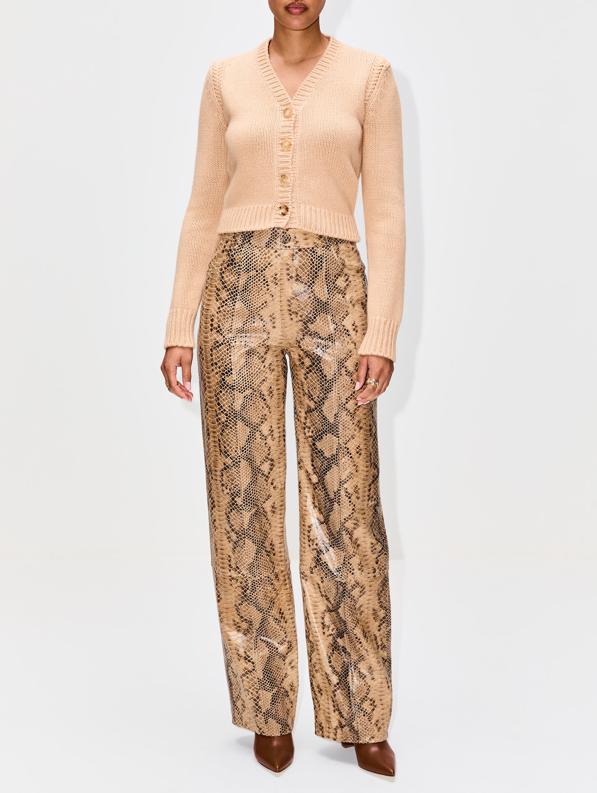 Loose Leather Pant | ZEYNEP ARCAY | elysewalker