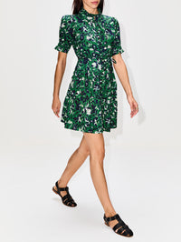 Las Alturas Mini Dress,APIECE APART,AQUA DI FIORE GREEN,Image 7