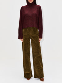 Cropped Turtleneck Top,GUEST IN RESIDENCE,CHAI,Image 2