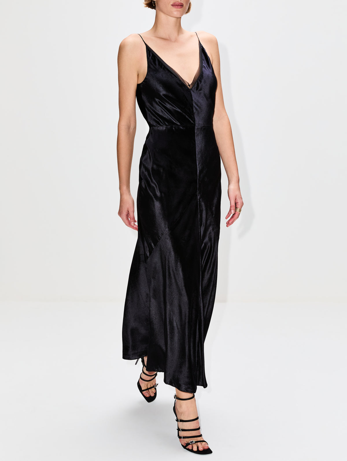 Brigita Dress,GABRIELA HEARST,BLACK,Image 3