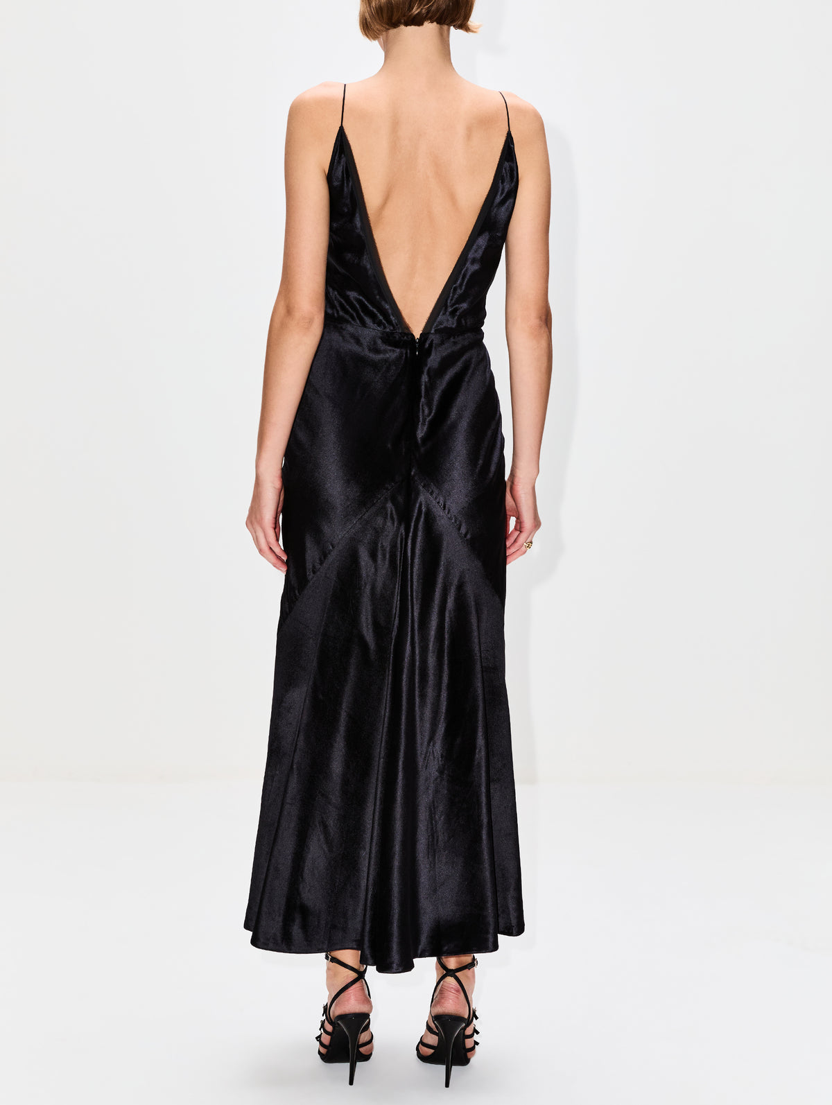 Brigita Dress,GABRIELA HEARST,BLACK,Image 4