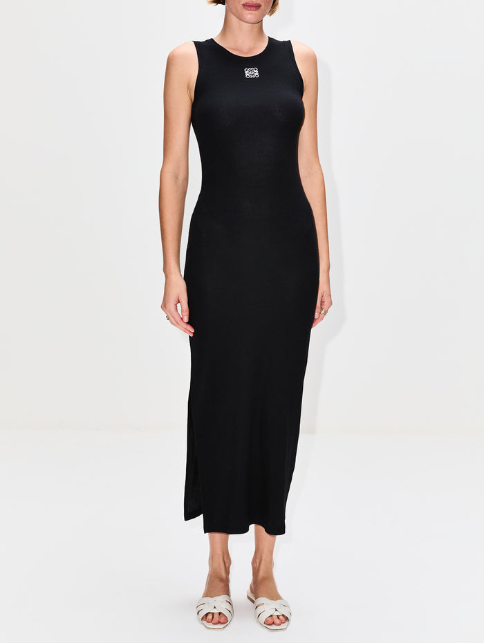 Anagram Tank Dress,LOEWE,BLACK,Image 1