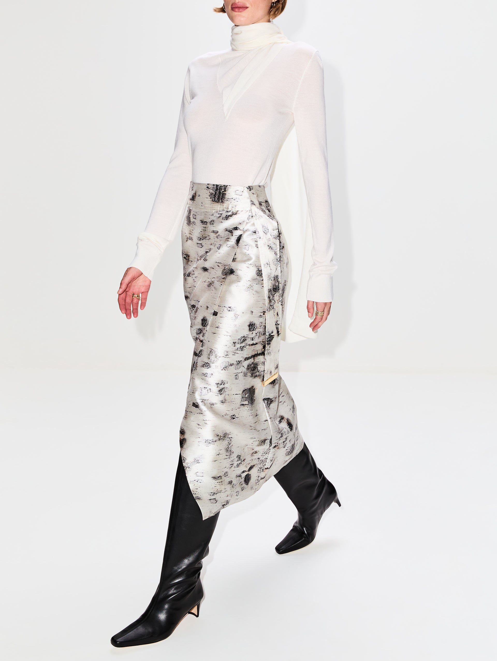 Evelyn Wrap Skirt | BRANDON MAXWELL | elysewalker
