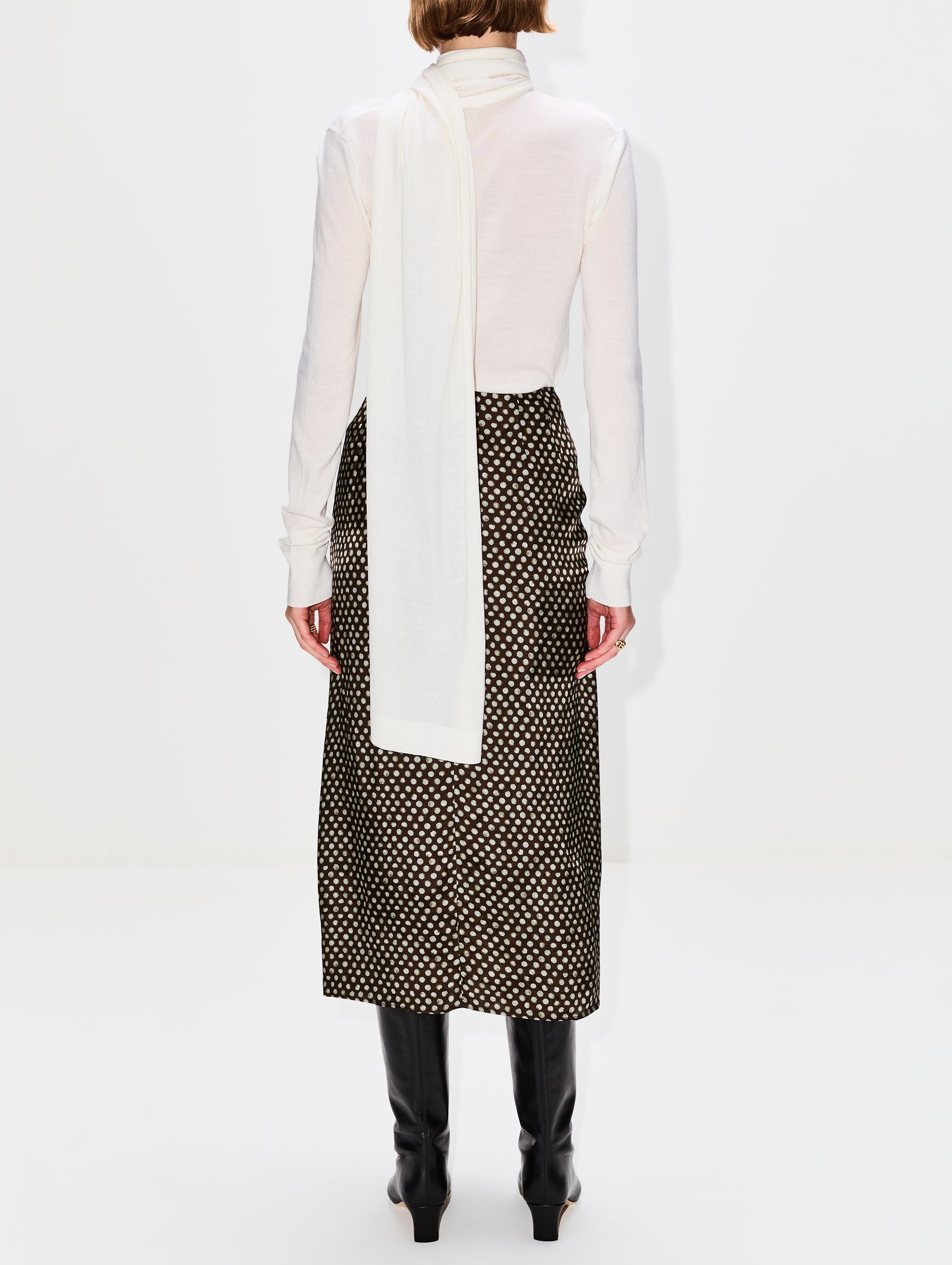 Draped Scarf Knit Sweater | TOTÉME | elysewalker