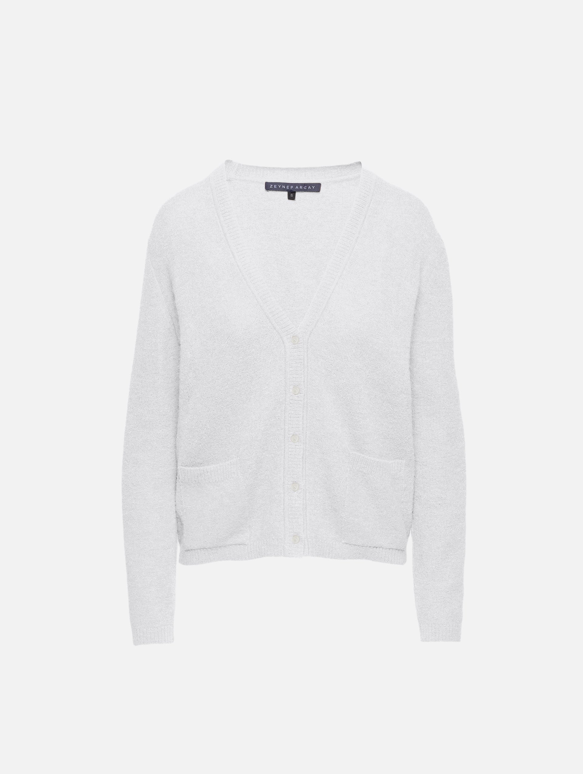 Soft Touch V Neck Cardigan | ZEYNEP ARCAY | elysewalker