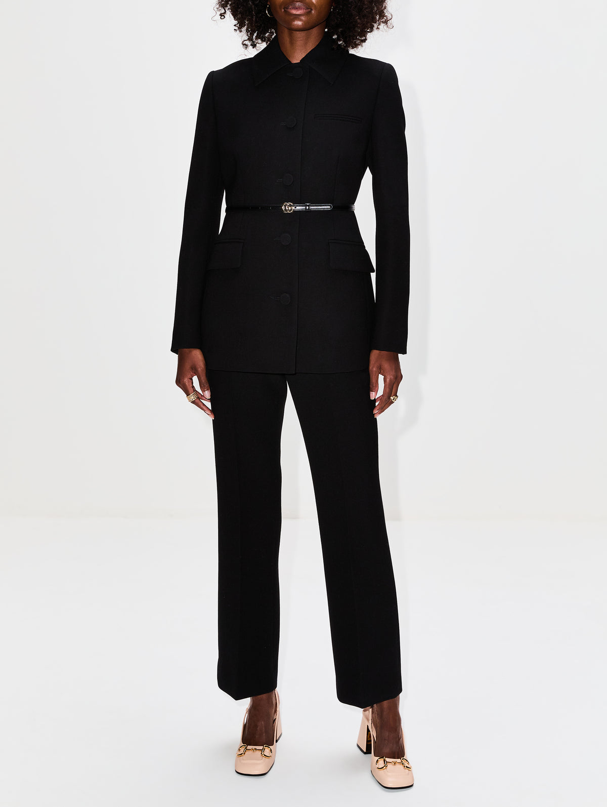 Essential Trouser,GUCCI,BLACK,Image 2